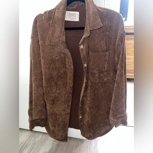 Oversized Brown Corduroy Jacket